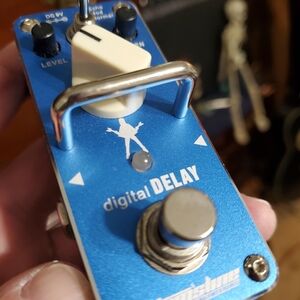 Digital delay echo guitar pedal.